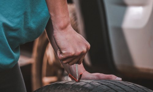 flat tyre puncture repair service near me