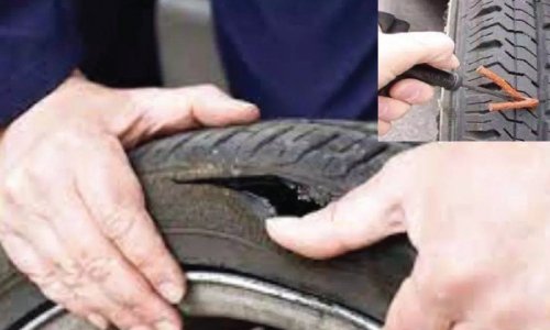 tyre blowout